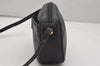 Authentic Salvatore Ferragamo Vara Shoulder Body Cross Bag Leather Black 0818K