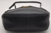 Authentic Salvatore Ferragamo Vara Shoulder Body Cross Bag Leather Black 0818K