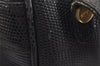 Authentic Salvatore Ferragamo Vara Shoulder Body Cross Bag Leather Black 0818K