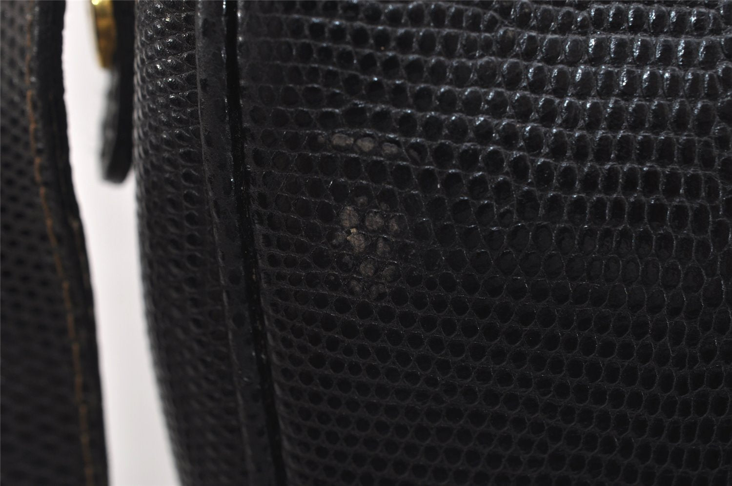 Authentic Salvatore Ferragamo Vara Shoulder Body Cross Bag Leather Black 0818K