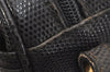 Authentic Salvatore Ferragamo Vara Shoulder Body Cross Bag Leather Black 0818K