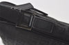 Authentic FENDI Zucchino Shoulder Cross Body Bag Canvas Leather Black 0820J