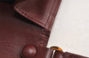 Authentic Cartier Must de Cartier Clutch Hand Bag Leather Bordeaux Red 0820K