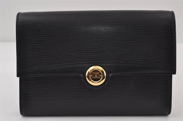 Auth Louis Vuitton Epi Arche 2Way Shoulder Clutch Bag Black M52572 LV Junk 0821J