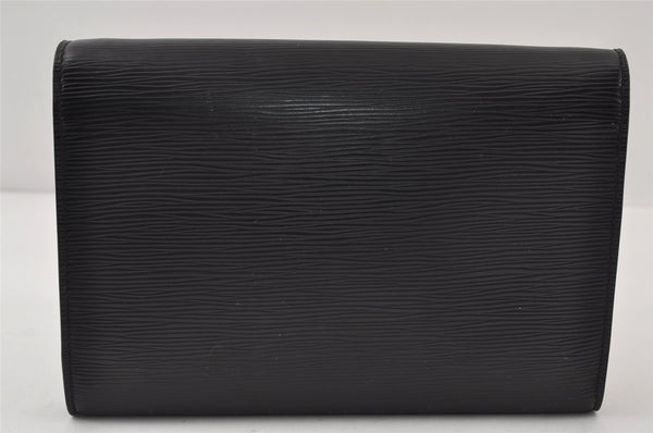Auth Louis Vuitton Epi Arche 2Way Shoulder Clutch Bag Black M52572 LV Junk 0821J
