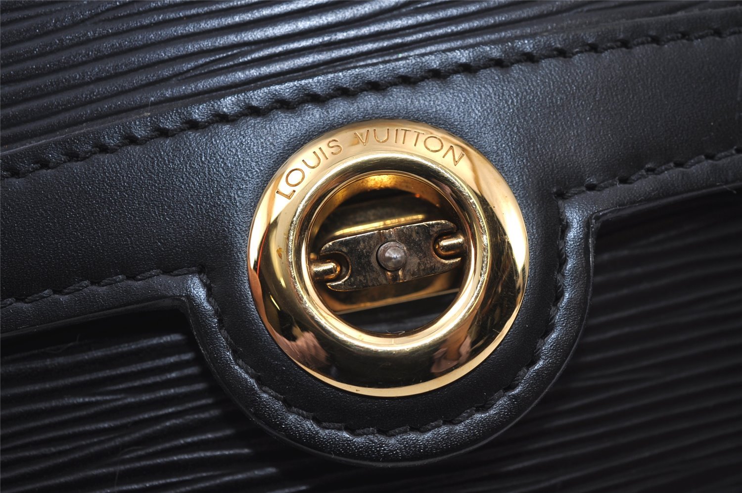 Auth Louis Vuitton Epi Arche 2Way Shoulder Clutch Bag Black M52572 LV Junk 0821J