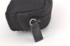 Authentic PRADA Vintage Nylon Leather Pouch Purse Black 0821K