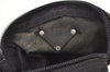 Authentic PRADA Vintage Nylon Leather Pouch Purse Black 0821K