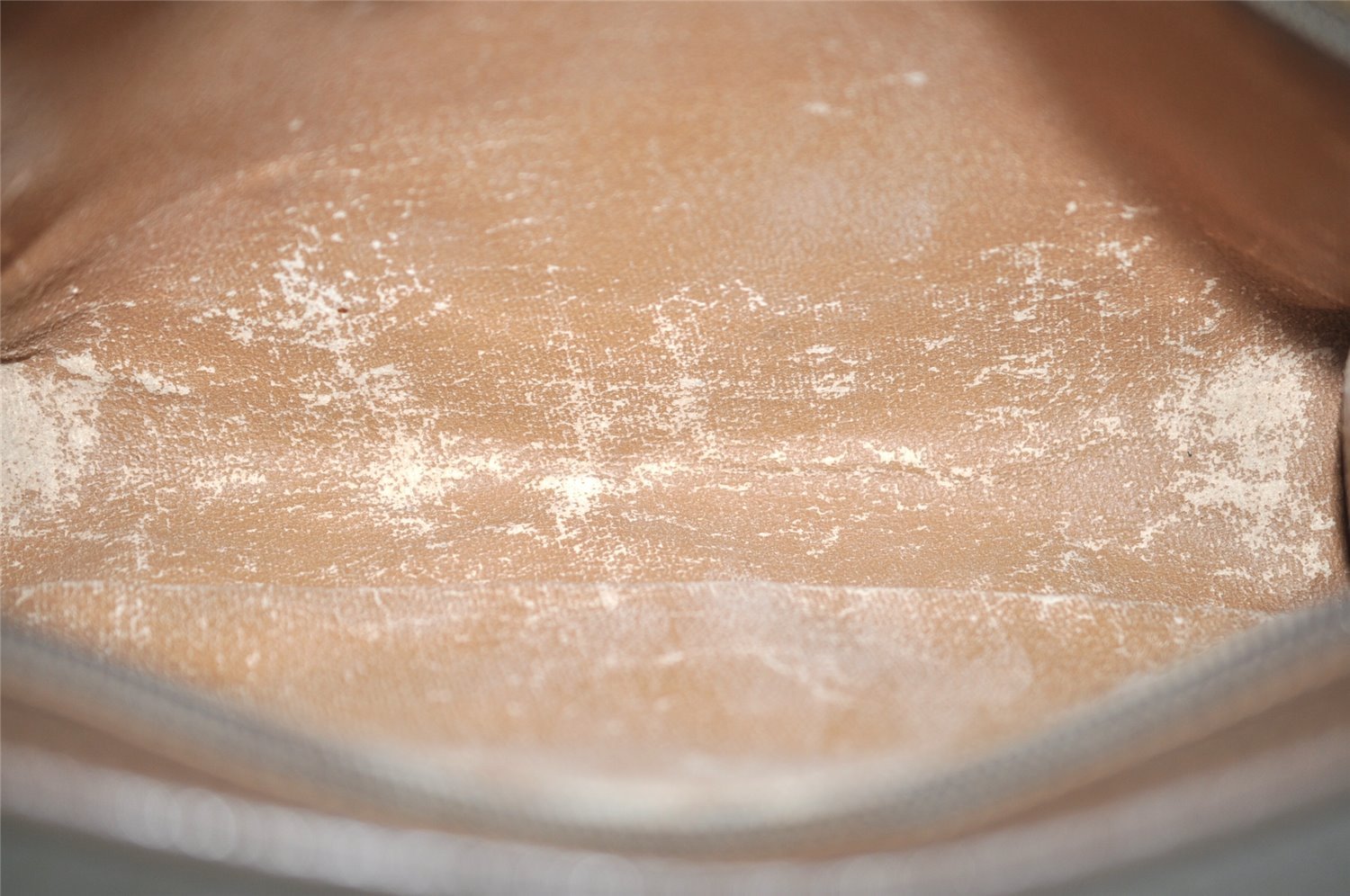 Authentic GUCCI Vintage Clutch Hand Bag Purse GG PVC Leather Brown Junk 0822J