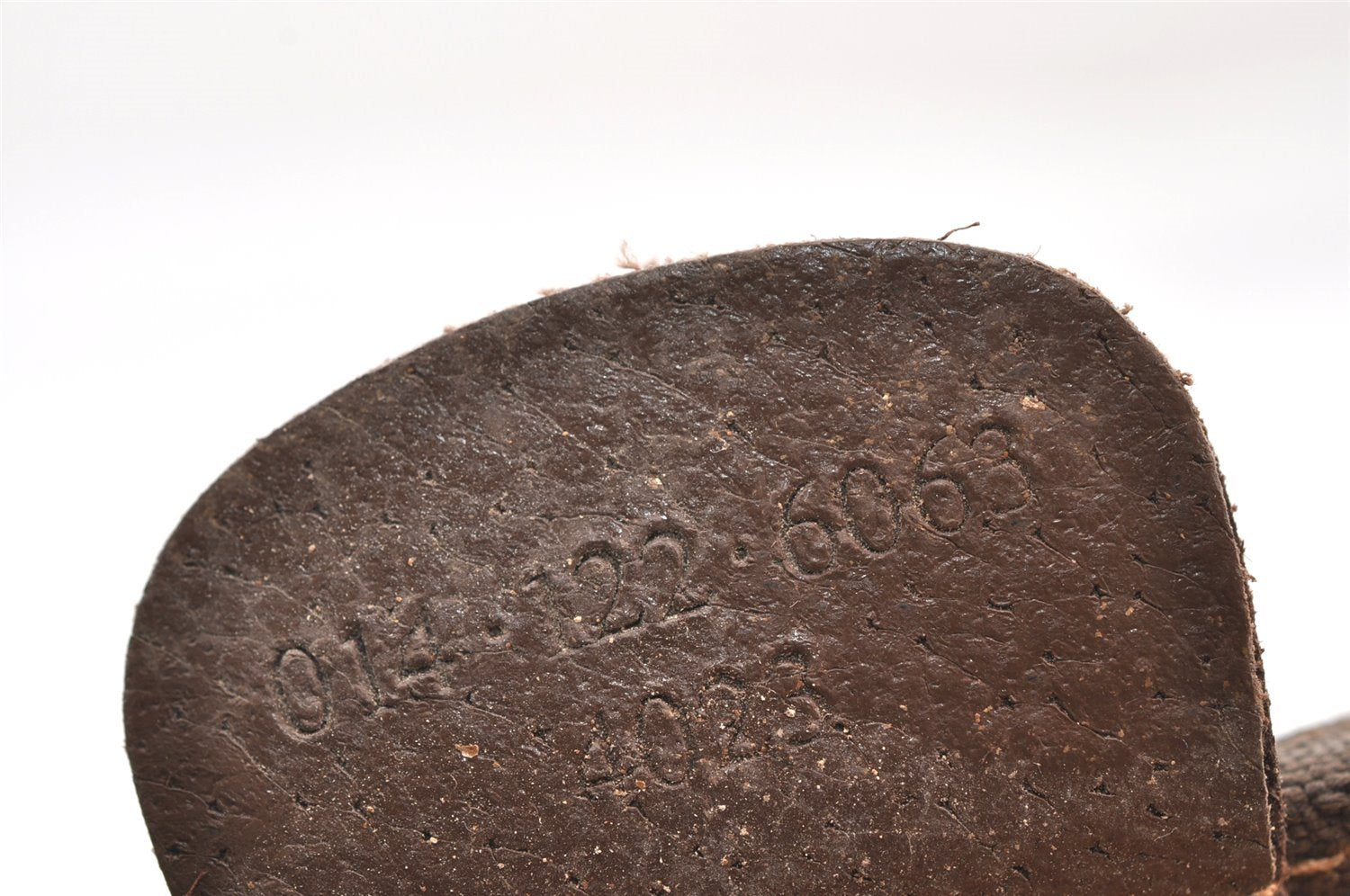 Authentic GUCCI Vintage Clutch Hand Bag Purse GG PVC Leather Brown Junk 0822J