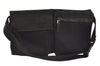 Authentic GUCCI Vintage Waist Body Bag Purse GG Canvas Leather 28566 Black 0822K