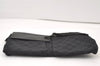 Authentic GUCCI Vintage Waist Body Bag Purse GG Canvas Leather 28566 Black 0822K