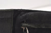 Authentic GUCCI Vintage Waist Body Bag Purse GG Canvas Leather 28566 Black 0822K