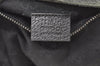 Authentic GUCCI Vintage Waist Body Bag Purse GG Canvas Leather 28566 Black 0822K