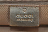Authentic GUCCI Vintage Shoulder Tote Bag GG Canvas Leather 0021099 Gold 0823J