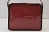 Authentic GUCCI Shoulder Hand Bag Enamel Bordeaux Red 0013032 Junk 0823K