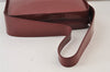 Authentic GUCCI Shoulder Hand Bag Enamel Bordeaux Red 0013032 Junk 0823K