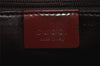 Authentic GUCCI Shoulder Hand Bag Enamel Bordeaux Red 0013032 Junk 0823K