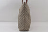 Authentic GUCCI Web Sherry Line GG Plus Tote Bag GG PVC Leather Brown 0824J