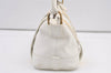 Authentic BURBERRY Vintage Leather Shoulder Hand Bag Purse White 0824K