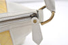 Authentic BURBERRY Vintage Leather Shoulder Hand Bag Purse White 0824K