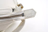 Authentic BURBERRY Vintage Leather Shoulder Hand Bag Purse White 0824K