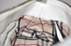 Authentic BURBERRY Vintage Leather Shoulder Hand Bag Purse White 0824K