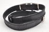 Authentic Louis Vuitton Damier Graphite Bracelet Signit Black M6616E LV 0826I