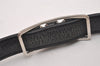 Authentic Louis Vuitton Damier Graphite Bracelet Signit Black M6616E LV 0826I