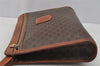 Authentic CELINE Macadam Blason Pattern Clutch Hand Bag PVC Leather Brown 0827J