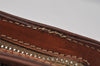 Authentic CELINE Macadam Blason Pattern Clutch Hand Bag PVC Leather Brown 0827J