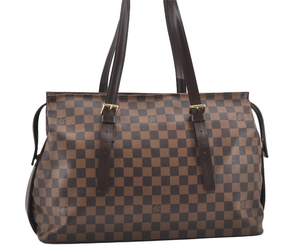 Authentic Louis Vuitton Damier Chelsea Shoulder Tote Bag N51119 LV 0829J