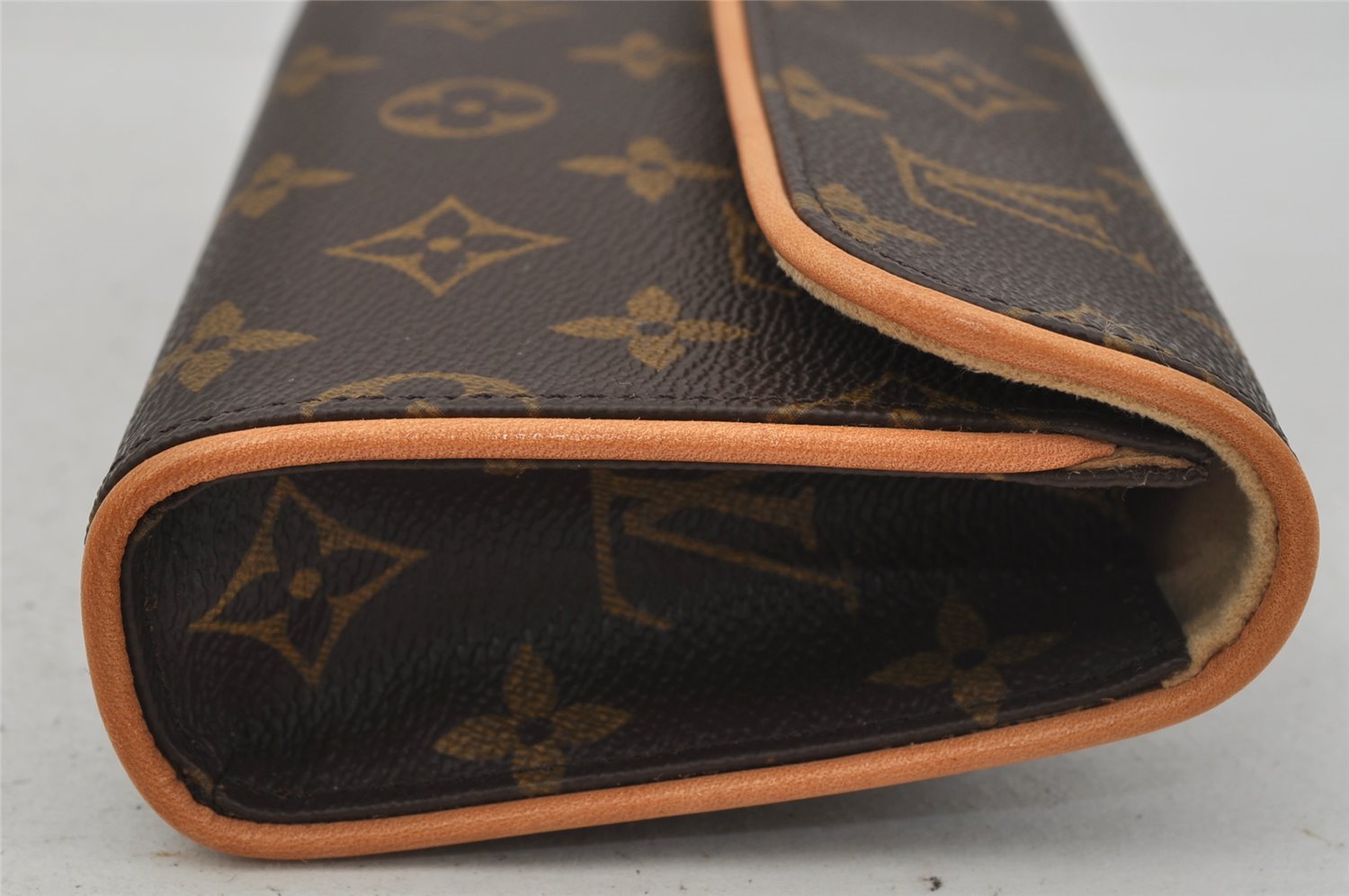 Auth Louis Vuitton Monogram Pochette Florentine Pouch Waist Bag M51855 LV 0830J