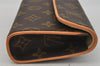 Auth Louis Vuitton Monogram Pochette Florentine Pouch Waist Bag M51855 LV 0830J