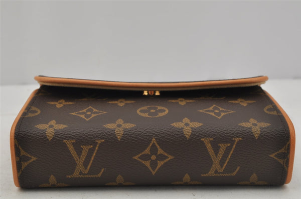 Auth Louis Vuitton Monogram Pochette Florentine Pouch Waist Bag M51855 LV 0830J