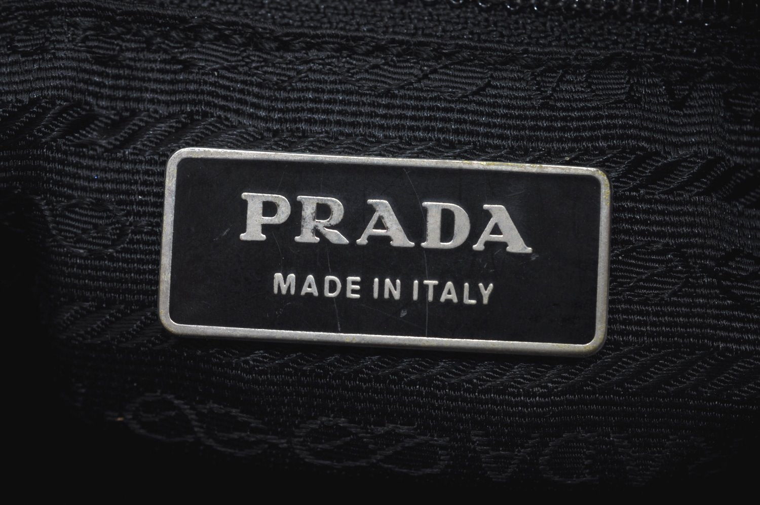 Authentic PRADA Nylon Tessuto Leather Shoulder Cross Body Bag Purse Black 0831J