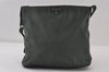 Authentic PRADA Nylon Tessuto Leather Shoulder Cross Body Bag Green 0832J