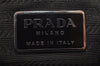 Authentic PRADA TESSUTO SPAZZOL Nylon Leather Shoulder Bag B8843 Khaki 0833J