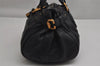 Authentic Chloe Vintage Paddington Leather Shoulder Hand Bag Black 0833K