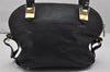 Authentic Chloe Angie 2Way Shoulder Cross Hand Bag Purse Leather Black 0834K