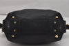 Authentic Chloe Angie 2Way Shoulder Cross Hand Bag Purse Leather Black 0834K