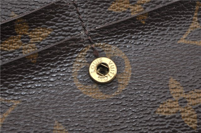 Authentic Louis Vuitton Monogram Portefeuille Sarah Purse Wallet M61734 LV 0835G