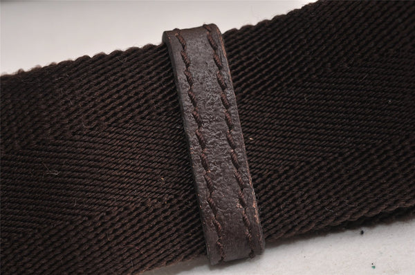 Authentic GUCCI Shoulder Cross Body Bag GG Canvas Leather 256100 Brown 0835K