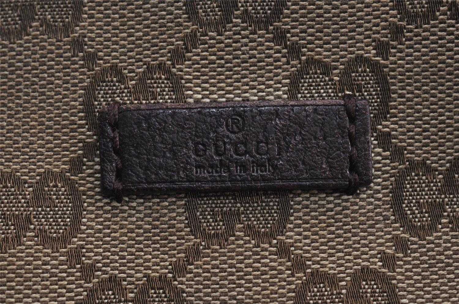 Authentic GUCCI Shoulder Cross Body Bag GG Canvas Leather 256100 Brown 0835K