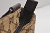 Authentic GUCCI Shoulder Cross Body Bag GG Canvas Leather 256100 Brown 0835K