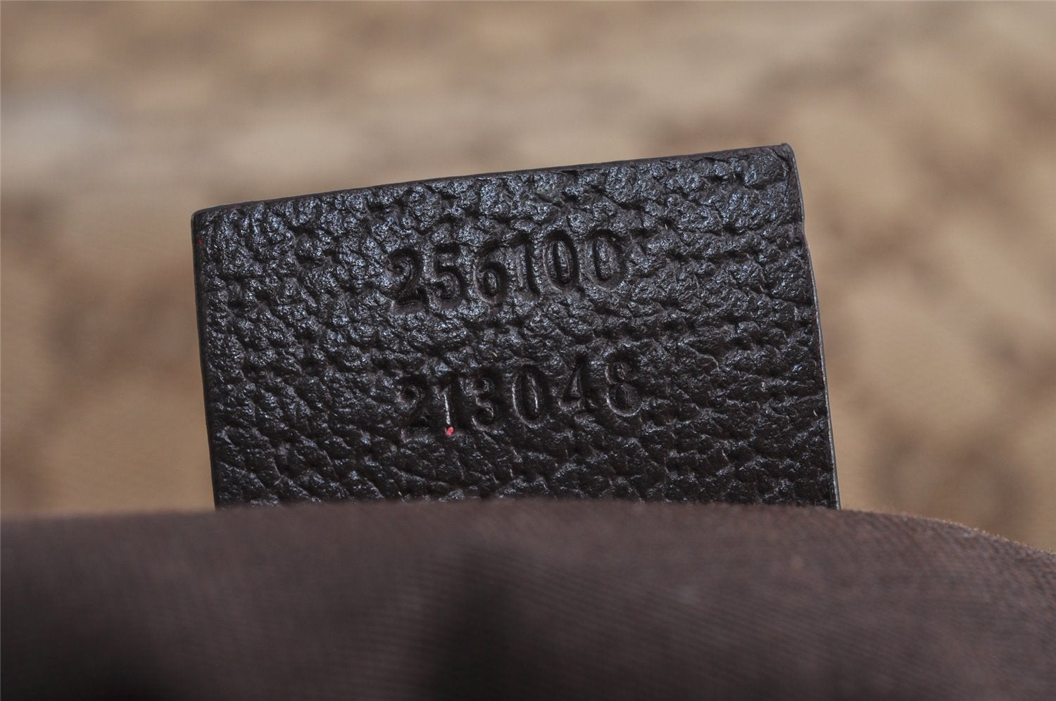 Authentic GUCCI Shoulder Cross Body Bag GG Canvas Leather 256100 Brown 0835K