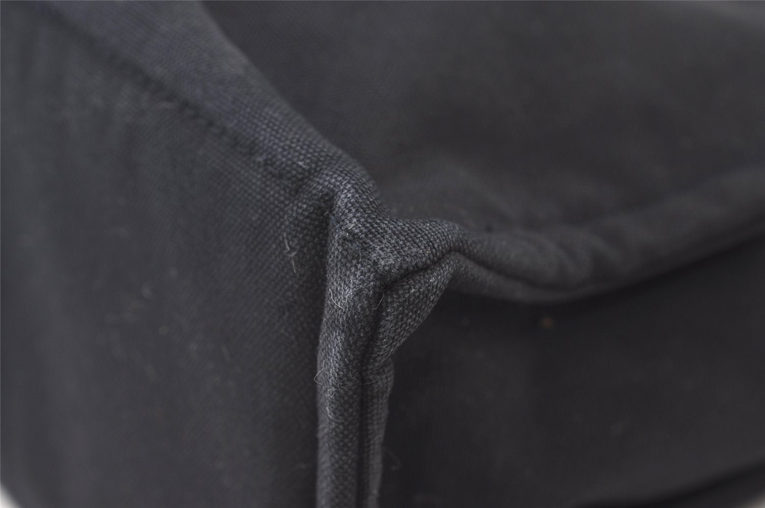 Authentic HERMES Fourre Tout MM Hand Tote Bag Canvas Navy 0836J