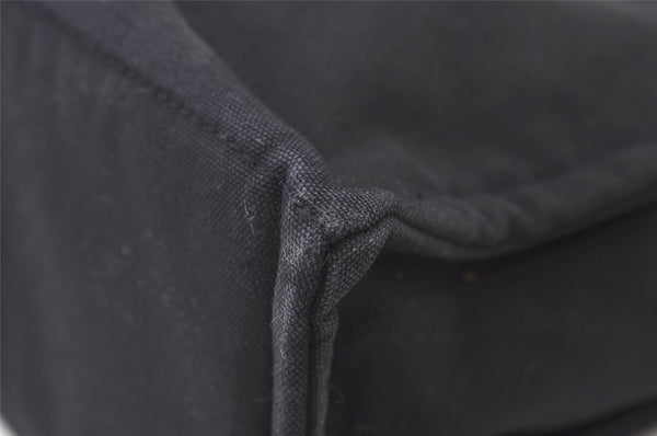 Authentic HERMES Fourre Tout MM Hand Tote Bag Canvas Navy 0836J