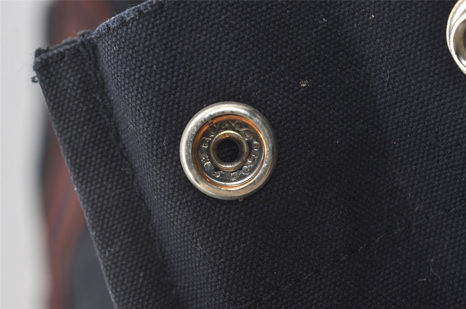 Authentic HERMES Fourre Tout MM Hand Tote Bag Canvas Navy 0836J