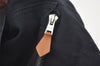 Authentic HERMES Fourre Tout MM Hand Tote Bag Canvas Navy 0836J